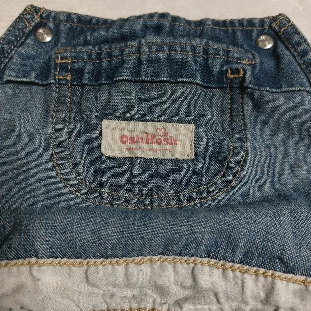 𝅺Oshkosh Bgosh Vintage Vestback Denim Overalls Size 4T